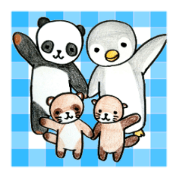 For daily contact*Friendly animal family For daily contact*Friendly animal family