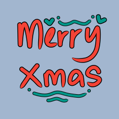 X'MAS GREETINGS (Handwriting)