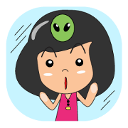 Akemi and Little alien