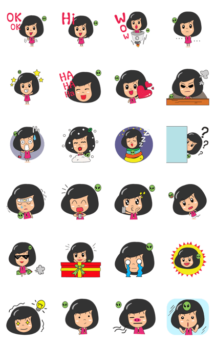 Akemi and Little alien