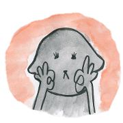 Heartwarming dog character "Kuro" Heartwarming dog character "Kuro"