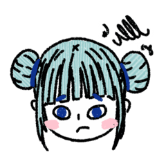 My Little Blue Girl