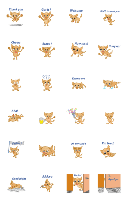 Chiwatan of chihuahua(Animation,English) Chiwatan of chihuahua(Animation,English)