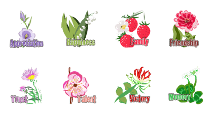 Make it in the flower board.