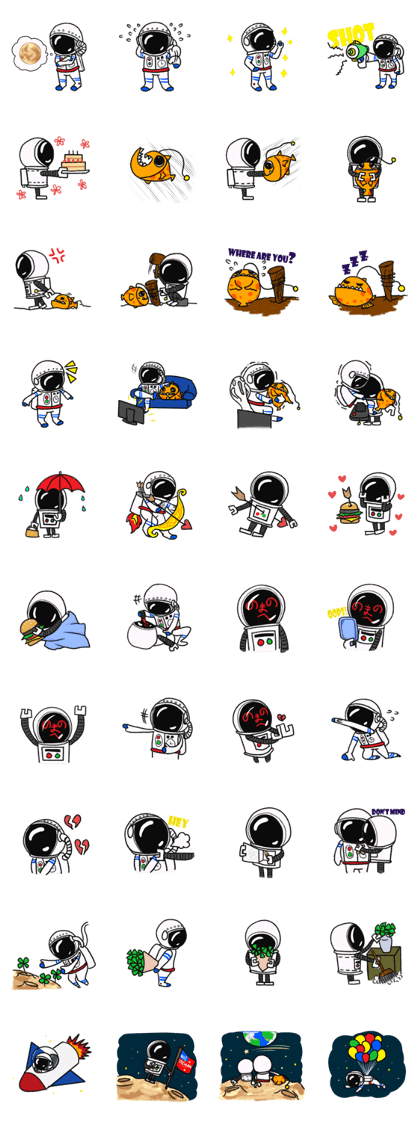 Astronaut Neil & Neil's friends