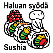 (Finnish)I want to eat THIS Sushi