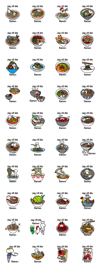 (Swedish)I want to eat Ramen (Swedish)I want to eat Ramen