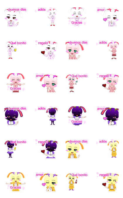 Lovely Girls Rabbit's White Day Spanish