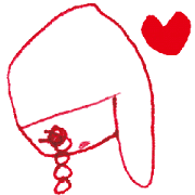 with heart cute girl004