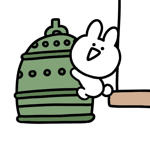 Mini Rabbit Pop-up New Year Sticker