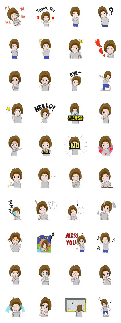 Long hair man Long hair man