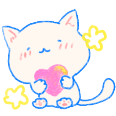 Kitty useful & happy sticker /