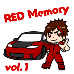 RED Memory LINE Sticker vol.1 - LINE スタンプ | LINE STORE