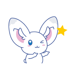Cute big-eared bunny