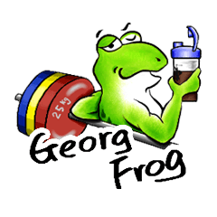 Meet Georg! the lazy frog