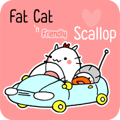 Fat Cat 'n Friendly Scallop (English)