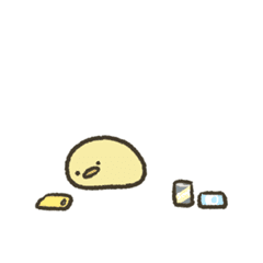 完全にダメになったふちのひよこ Line スタンプ Line Store