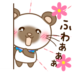 シャムくまの動く 日常スタンプ Line スタンプ Line Store シャムくまの動く 日常スタンプ Line スタンプ Line Store