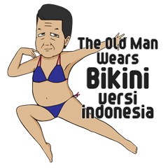 The Old Man Wears Bikini for Indonesian.