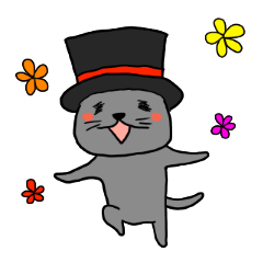 Cat with a hat 2