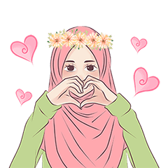Hijab Chic Animated Vol 1 Sachet LINE stickers Hijab Chic Animated Vol 1 Sachet LINE stickers