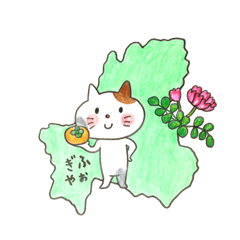Calico cat who speaks Gifu dialect