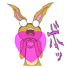 Emotional expressive rabbit