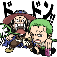 ONE PIECE SD-Zoro & Usopp's Sticker