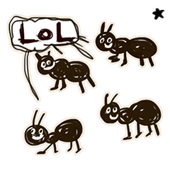 New An ant stickers