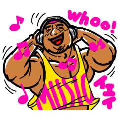 Muscled And Beefy Men Sticker vol8