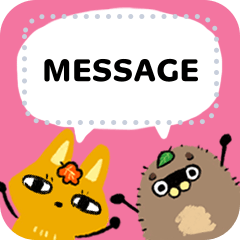 Fox and Tanuki message in ENG