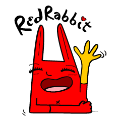 RedRabbit With Yellow-glove