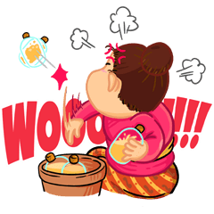 Inah Si Mbok Jamu Line Stickers Line Store