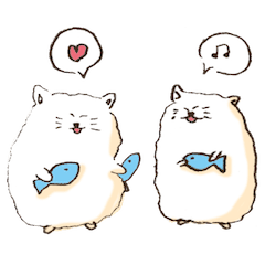 Fluffy kitties