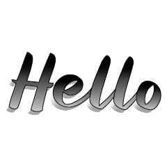3D fonts words102