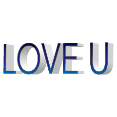3D fonts words98