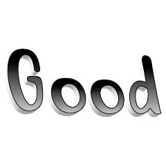 3D fonts words100