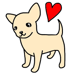 Dog stamp Chihuahua(Smooth Hair)