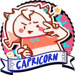 Capricorn daily sticker for conversation