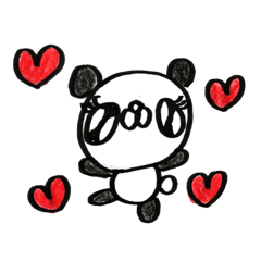 From a cute panda