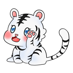 White Tiger, sticker