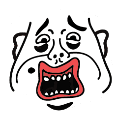 醜い顔 Line スタンプ Line Store 醜い顔 Line スタンプ Line Store