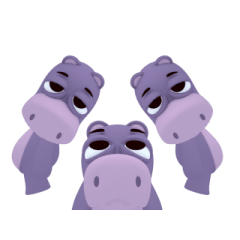 Hippo Slow Life 3D Ver.01