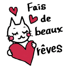 French cat in love