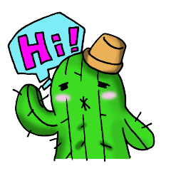 Amusing cactus(sabottemasen!)