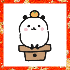 panda,hamster and seal [happy new year]