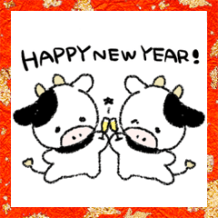 cow and cats
