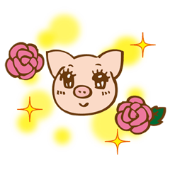 pig sticker for mom