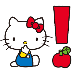 【中文版】Hello Kitty（70年代畫風 動態貼圖）