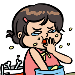 Cinta si Cewek Baper Stiker LINE LINE STORE